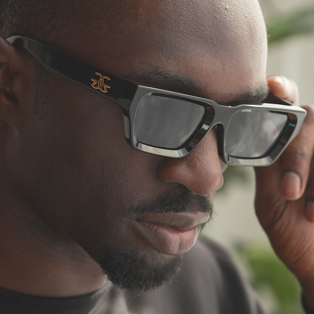 Nyx Sunglasses Black video on model