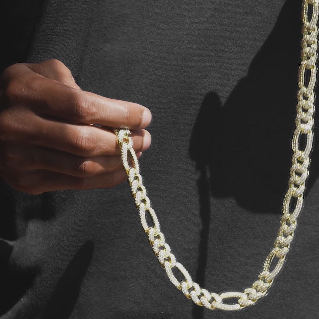 Diamond Figaro Chain