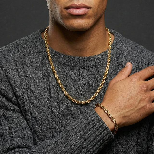 Rope Chain Bracelet 6MM Bundle