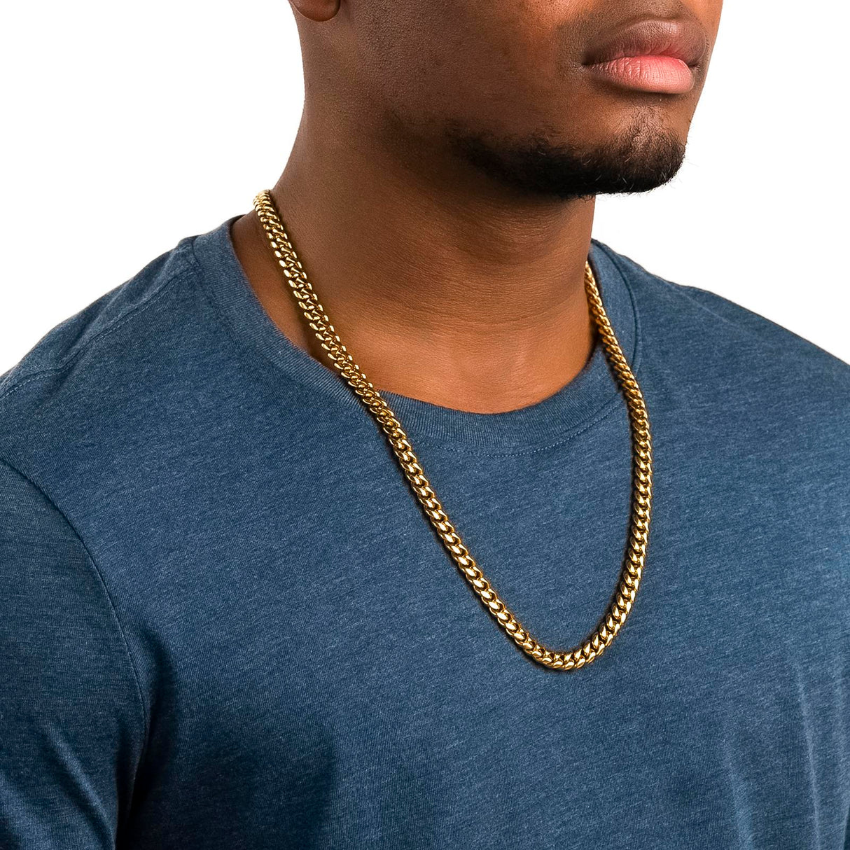 Men's Gold Chain - 8mm Miami Cuban Link - The Gold Gods - 26 inch 1