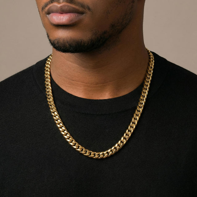 10mm Gold Cuban Link Chain 22 inches The Gold Gods
