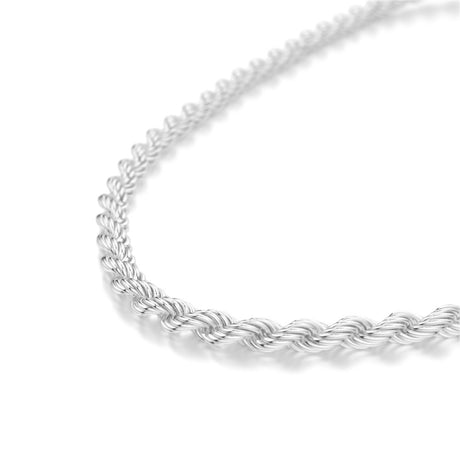 6mm White Gold Rope Chain The Gold Gods 2