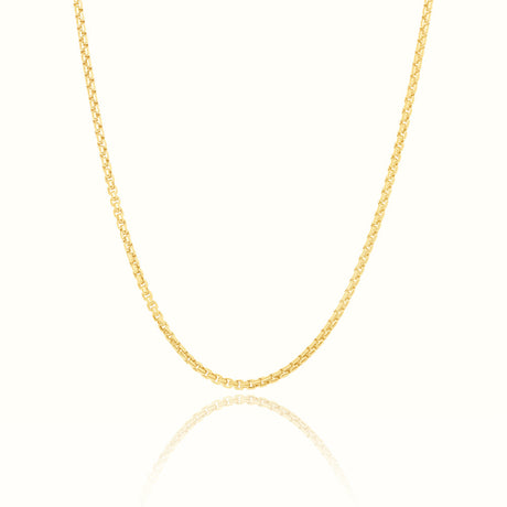 Women's Vermeil Box Chain V2 The Gold Goddess Women’s Jewelry By The Gold Gods