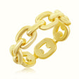 Women's Vermeil Chain Ring The Gold Goddess Women’s Jewelry By The Gold Gods