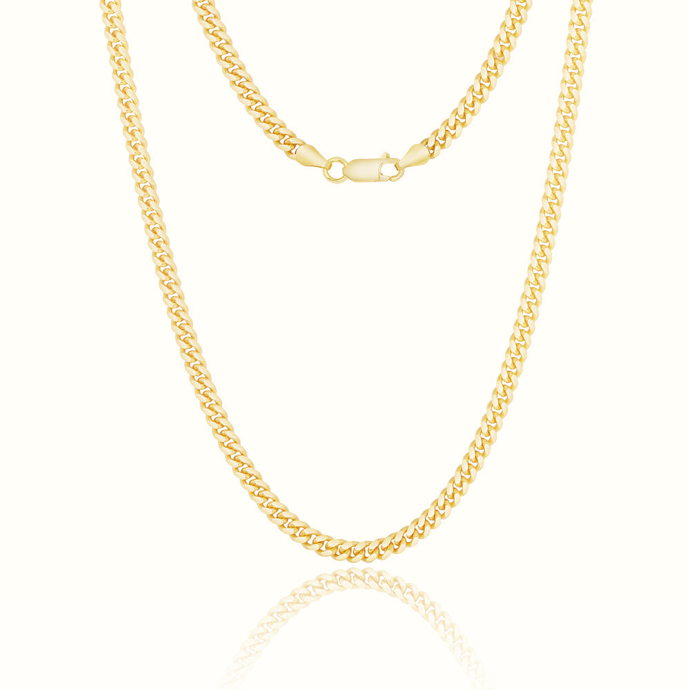 Women's Vermeil Cuban Chain 5mm The Gold Goddess Women’s Jewelry By The Gold Gods