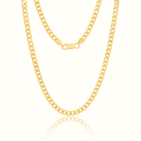 Women's Vermeil Curb Cuban Chain The Gold Goddess Women’s Jewelry By The Gold Gods