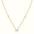 Women's Vermeil Dangling Diamond Necklace Pendant The Gold Goddess Women’s Jewelry By The Gold Gods