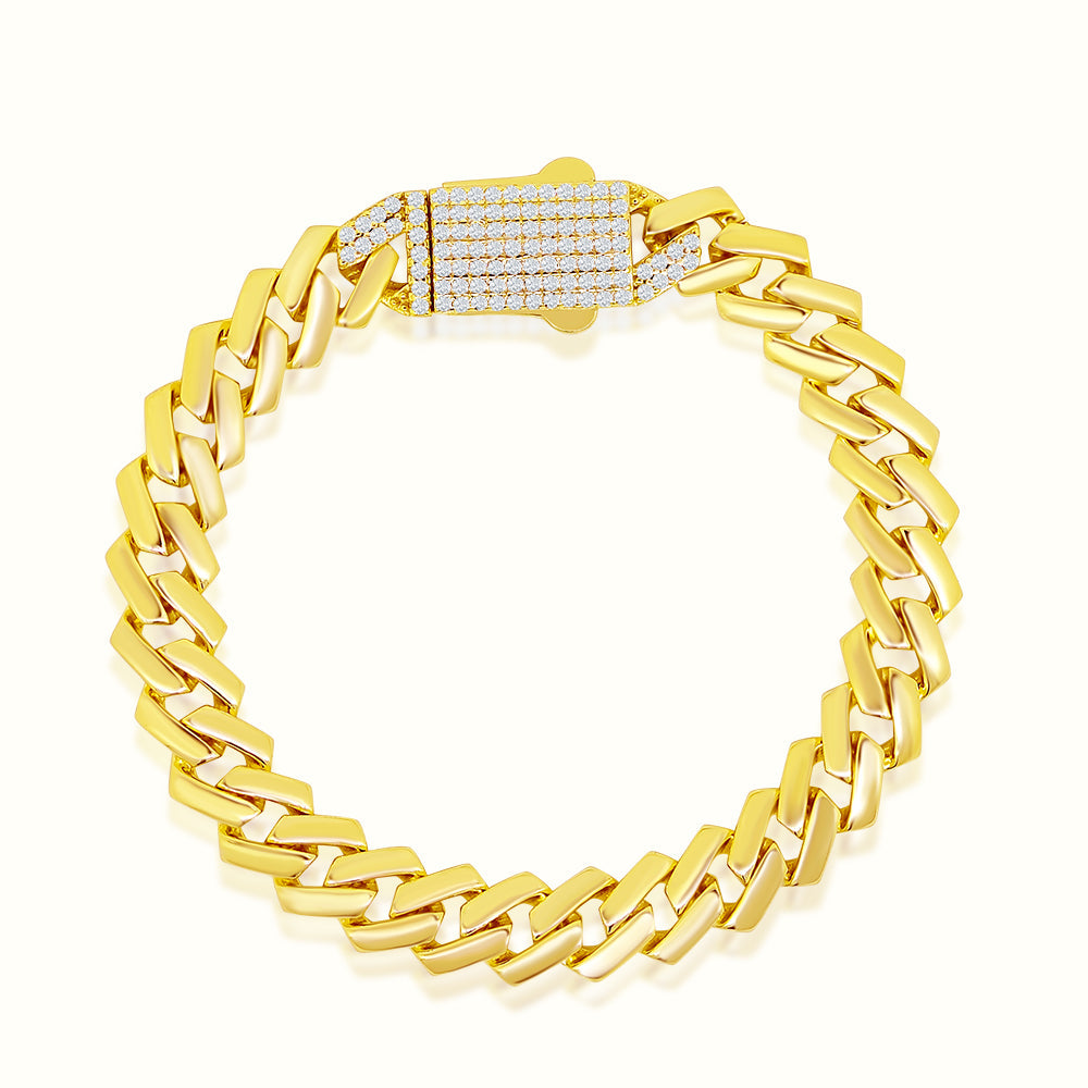 24k gold Vermil Cuban link 2024 bracelet