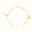 Women's Vermeil Diamond Heart Anklet The Gold Goddess Women’s Jewelry By The Gold Gods