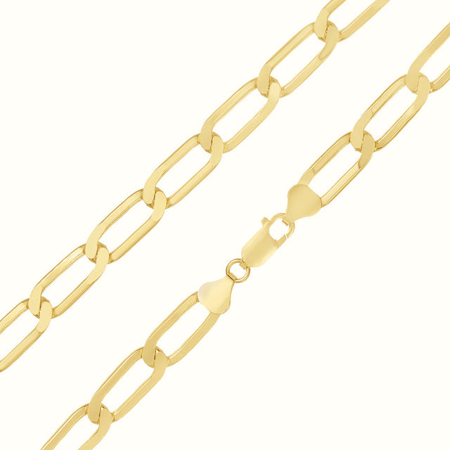 Women's Vermeil Flat Paperclip Chain The Gold Goddess Women’s Jewelry By The Gold Gods