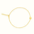 Women's Vermeil Gold Heart Anklet The Gold Goddess Women’s Jewelry By The Gold Gods