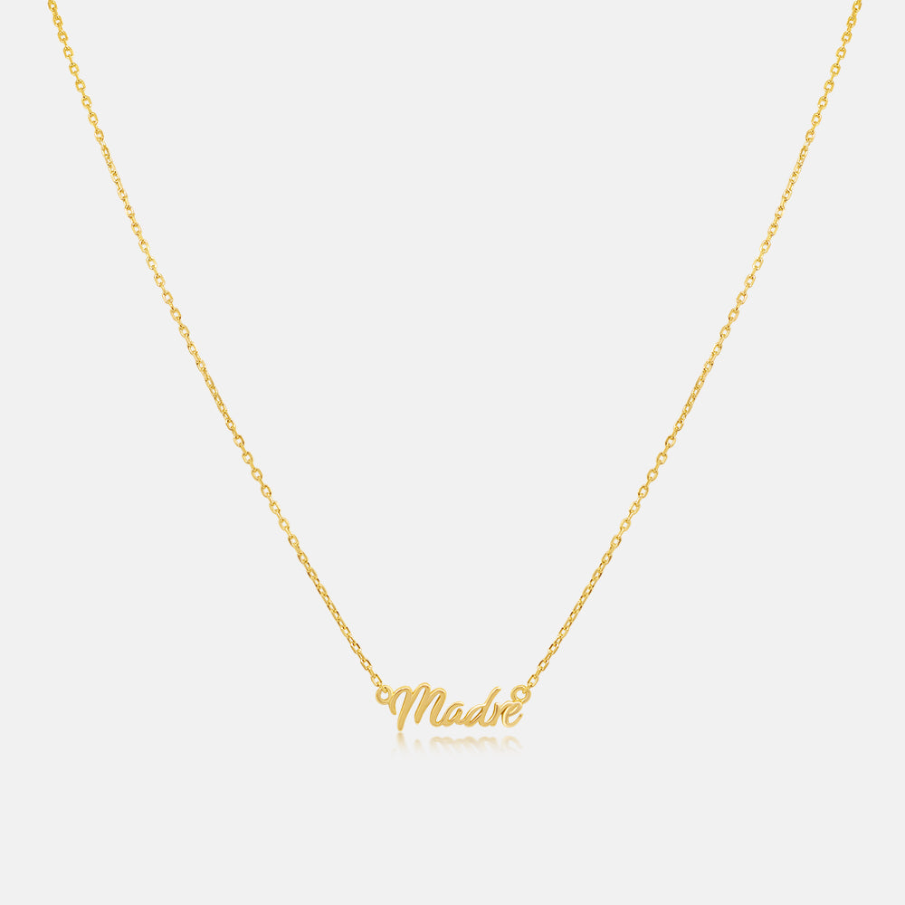 Women's Vermeil Madre Necklace The Gold Goddess Women’s Jewelry By The Gold Gods