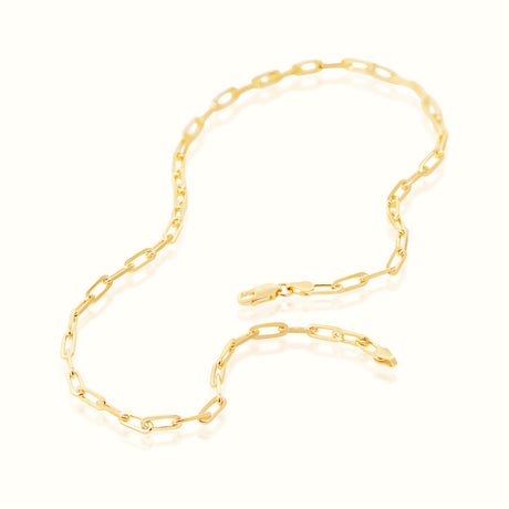 Women's Vermeil Paperclip Chain The Gold Goddess Women’s Jewelry By The Gold Gods