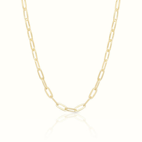 Women's Vermeil Paperclip Chain The Gold Goddess Women’s Jewelry By The Gold Gods