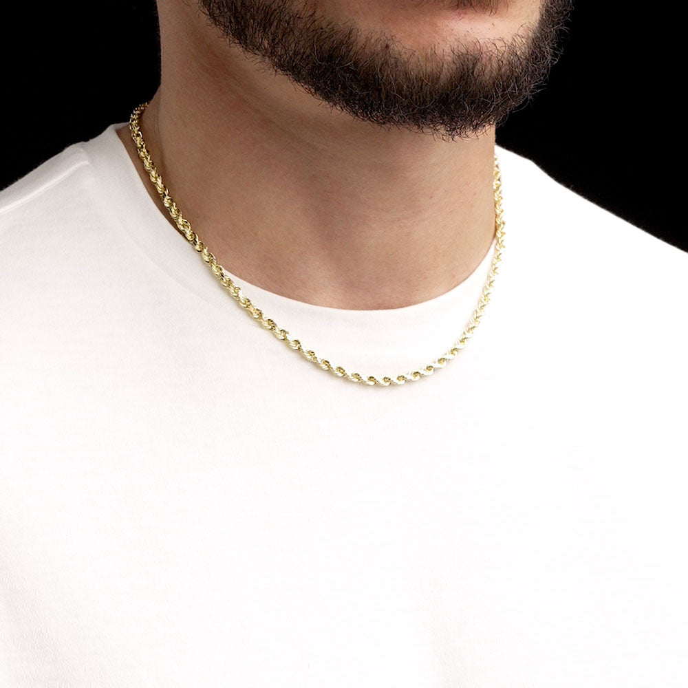 Solid Gold Rope Chain | The Gold Gods