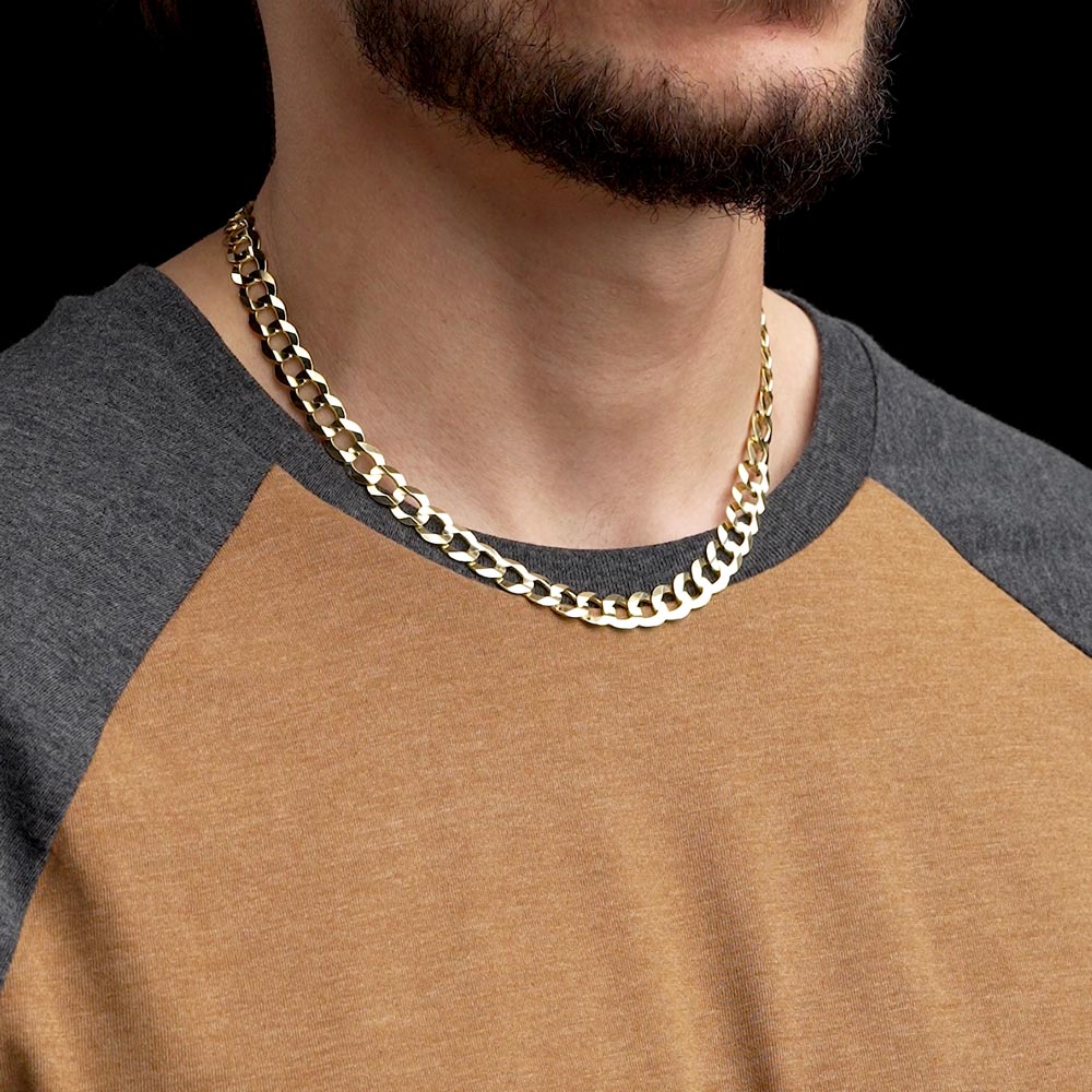 Solid Gold Curb Cuban Link Chain | The Gold Gods – TGG