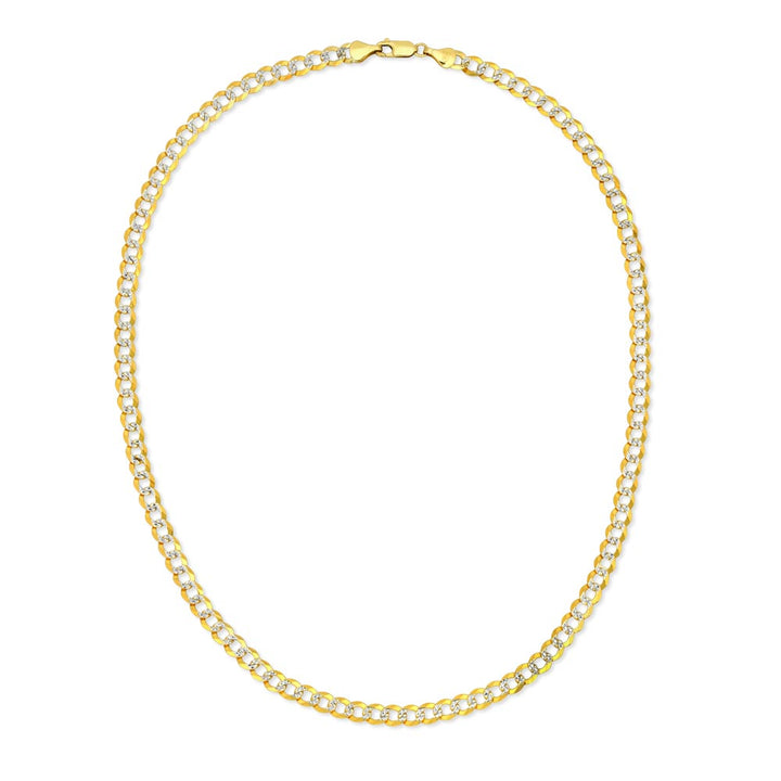 Solid Gold Pave Curb Cuban Chain The Gold Gods 3