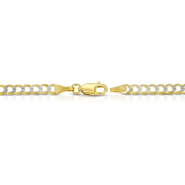 Solid Gold Pave Curb Cuban Chain The Gold Gods 2