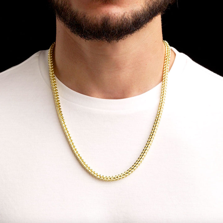 Solid Gold Franco Chain (Hollow) | The Gold Gods 5