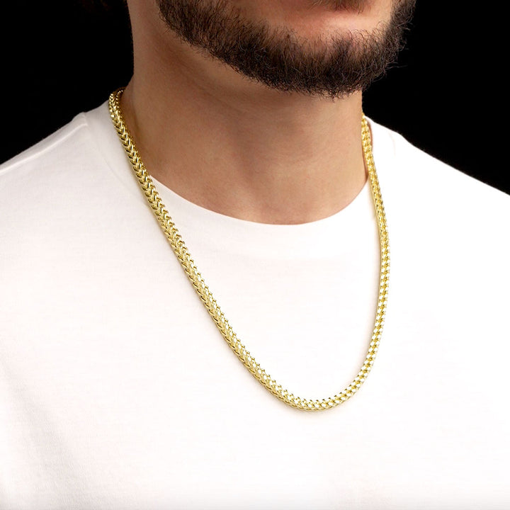 Solid Gold Franco Chain (Hollow) | The Gold Gods 4
