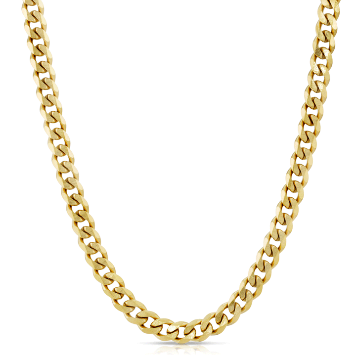 Micro Cuban Link Chain The Gold Gods front view