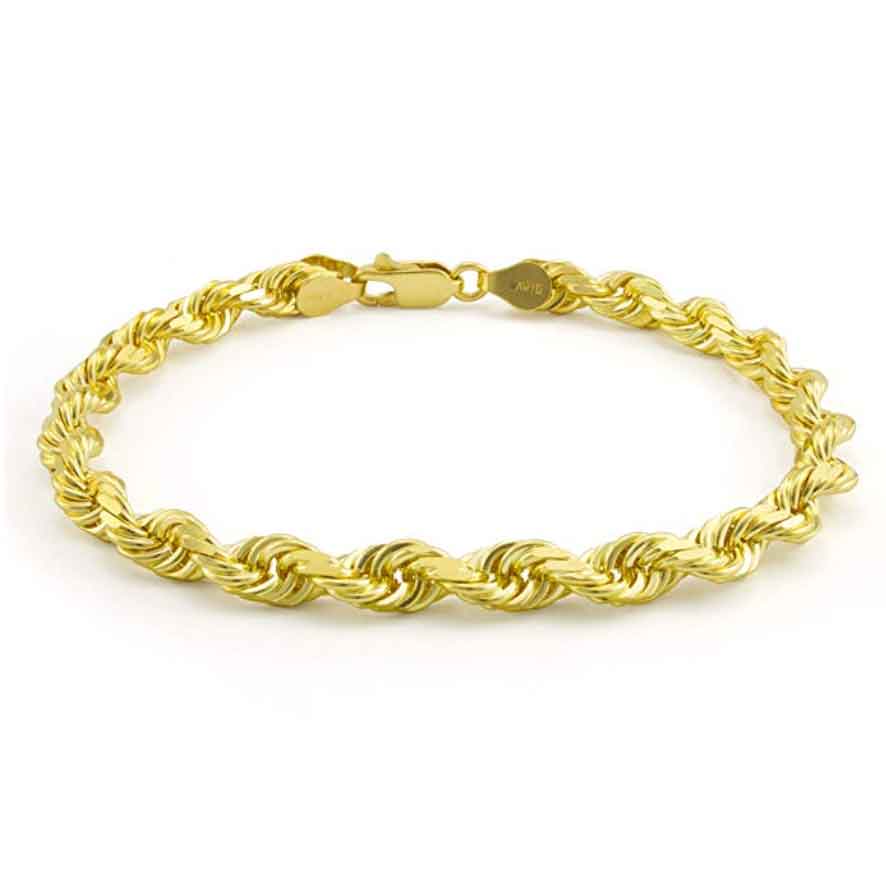 Solid Gold Rope Bracelet | The Gold Gods