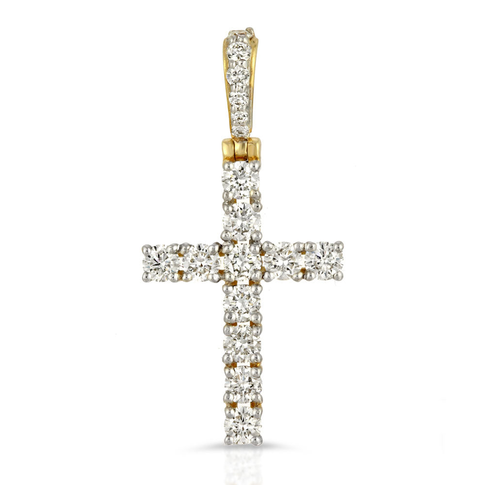 Real sale diamond cross