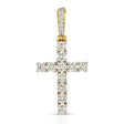 14k Solid Gold Diamond Cross Pendant (.80 CTW) The Gold Gods
