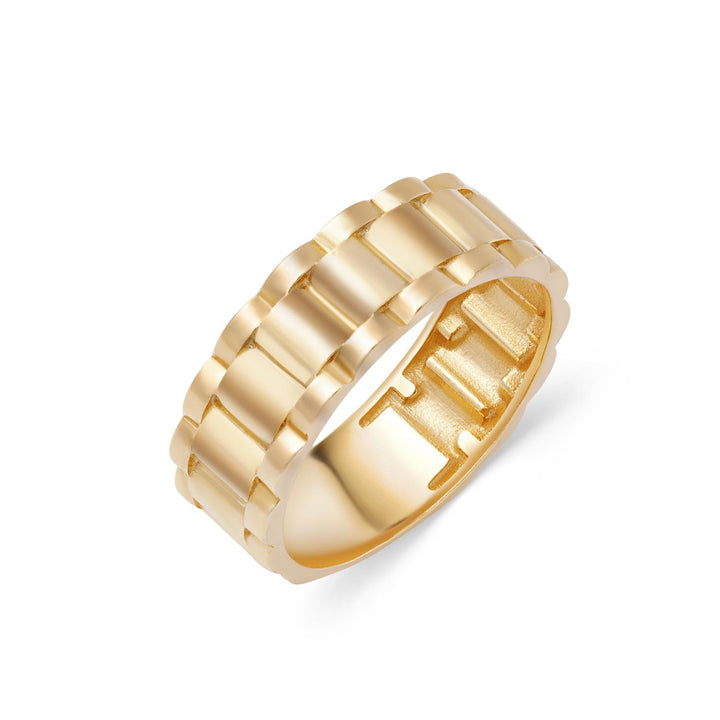 10k Solid Gold Men's Presidential Watch Link Ring The Gold Gods 1