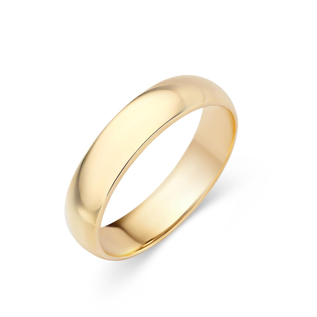 10k Solid Gold Classic Wedding Band Ring The Gold Gods 1
