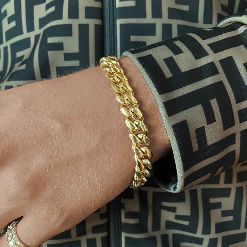 Solid Gold Cable Link Chain 10K - 14K | The Gold Gods