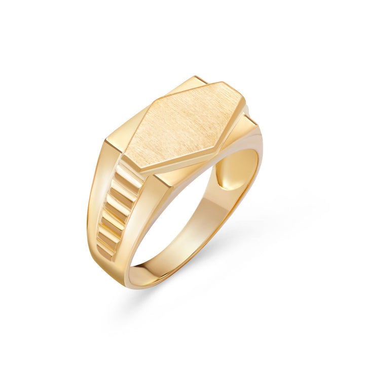 10k Solid Gold Signet Ring