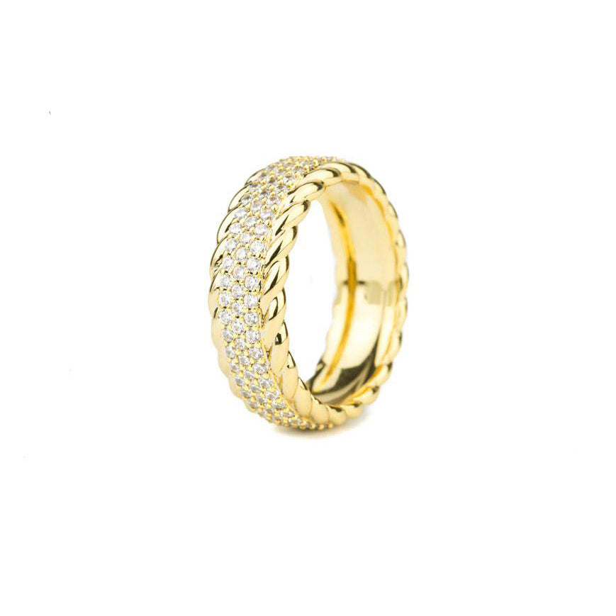 18k-gold-plated-3-Row-Rope-eternity-diamond-ring-the-gold-gods-mens-jewelry