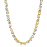 Gold 6mm Diamond Tennis Chain Necklace The Gold Gods 20 22 inches 3