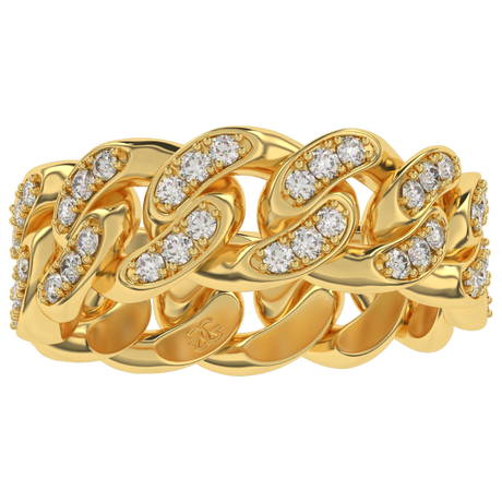6MM-DIAMOND-CUBAN-RING-the-gold-gods-mens-jewelry-18k-gold-plated-top-view