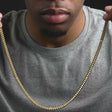 5.5mm 20 inch Solid Gold Franco Chain (Hollow) | Gold Gods 5