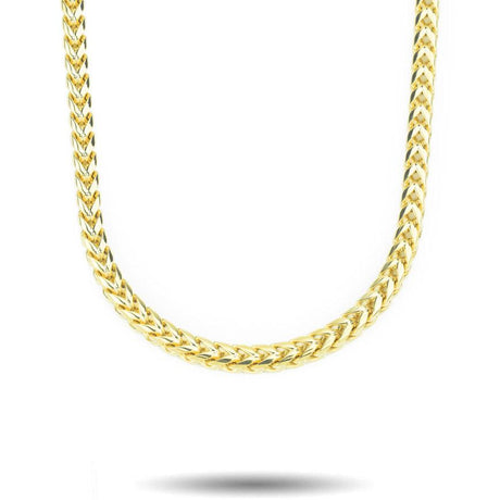 Curved Franco Gold Chain (6MM) The Gold Gods front view