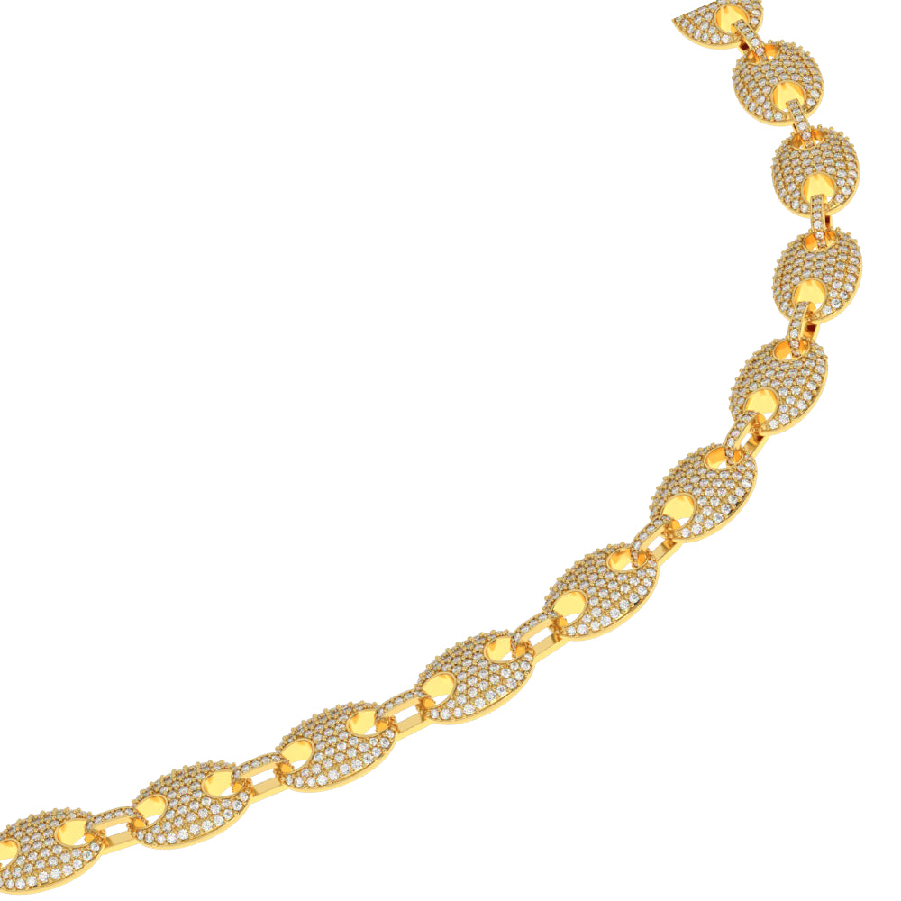 Gold Chain link With online a Diamond Plated Pe