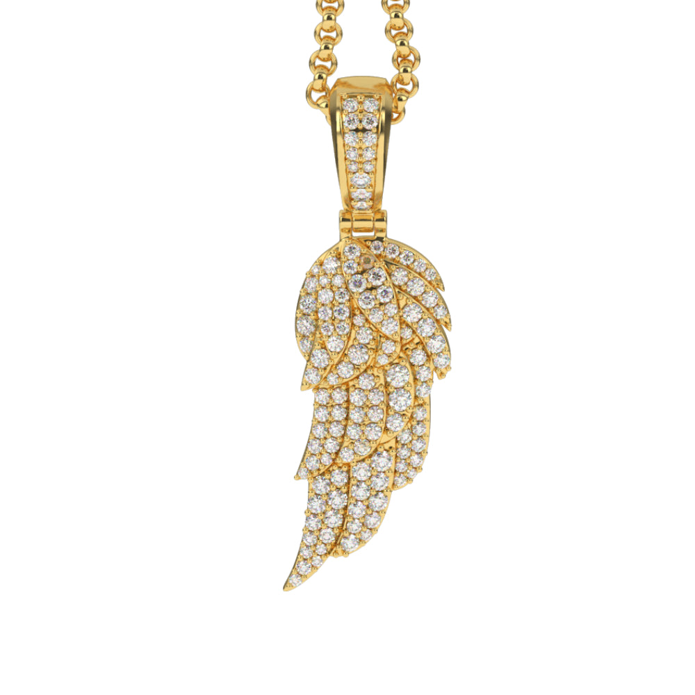 MICRO-DIAMOND-WING-PENDANT-NECKLACE-gold-gods-gold-chain-mens-jewelry-front-view