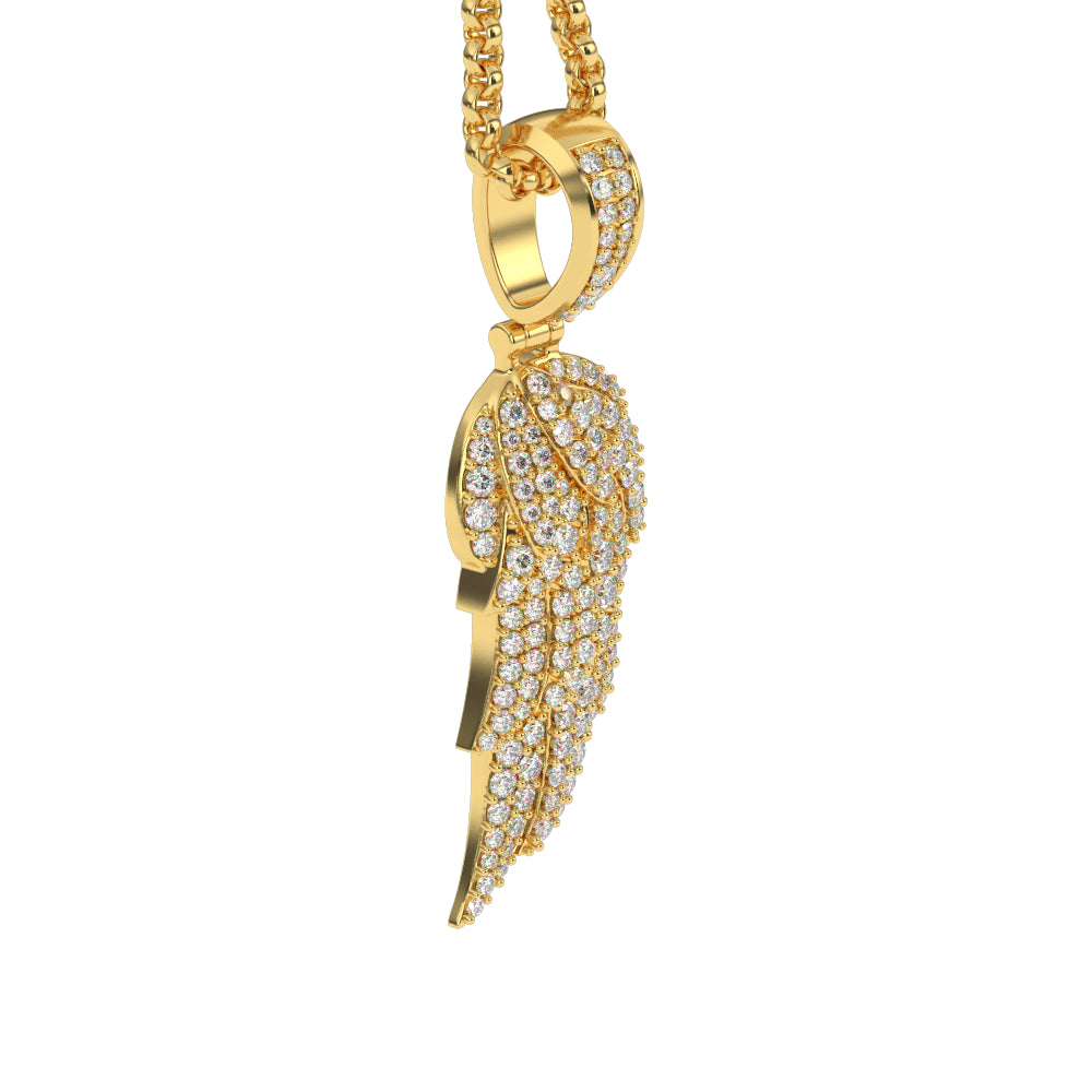 MICRO-DIAMOND-WING-PENDANT-NECKLACE-gold-gods-gold-chain-mens-jewelry-side-view