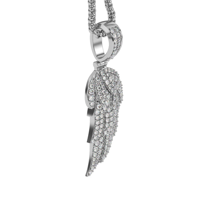 MICRO-DIAMOND-WING-PENDANT-NECKLACE-18k-white-gold-pendant-gods-gold-chain-mens-jewelry-side-view