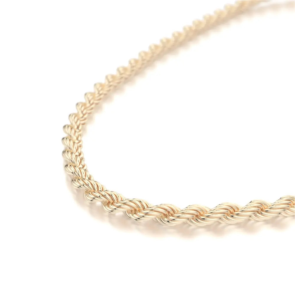Women Rope Gold Chain (2.5mm) The Gold Gods