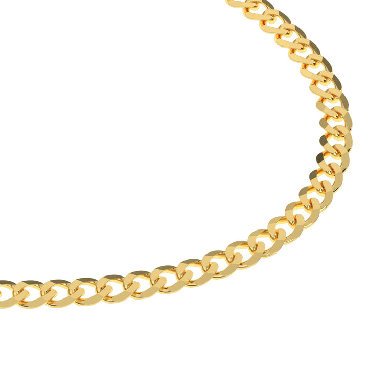 Mens Solid Gold Diamond Cut Rope Chain The Gold Gods  2