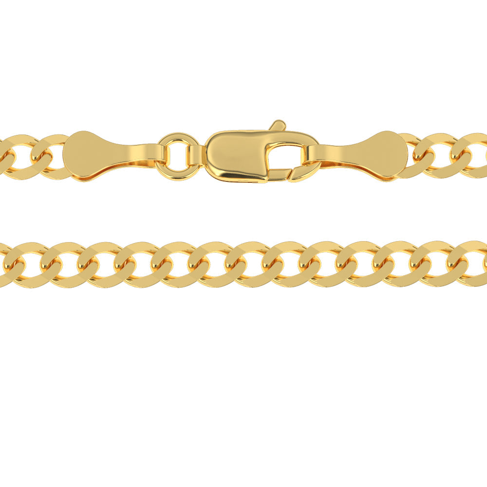 Mens Solid Gold Diamond Cut Rope Chain The Gold Gods 