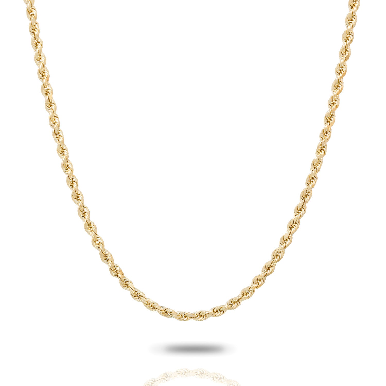 Solid Gold Rope Chain | The Gold Gods