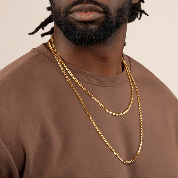 Micro Cuban Link Chain 4mm The Gold Gods