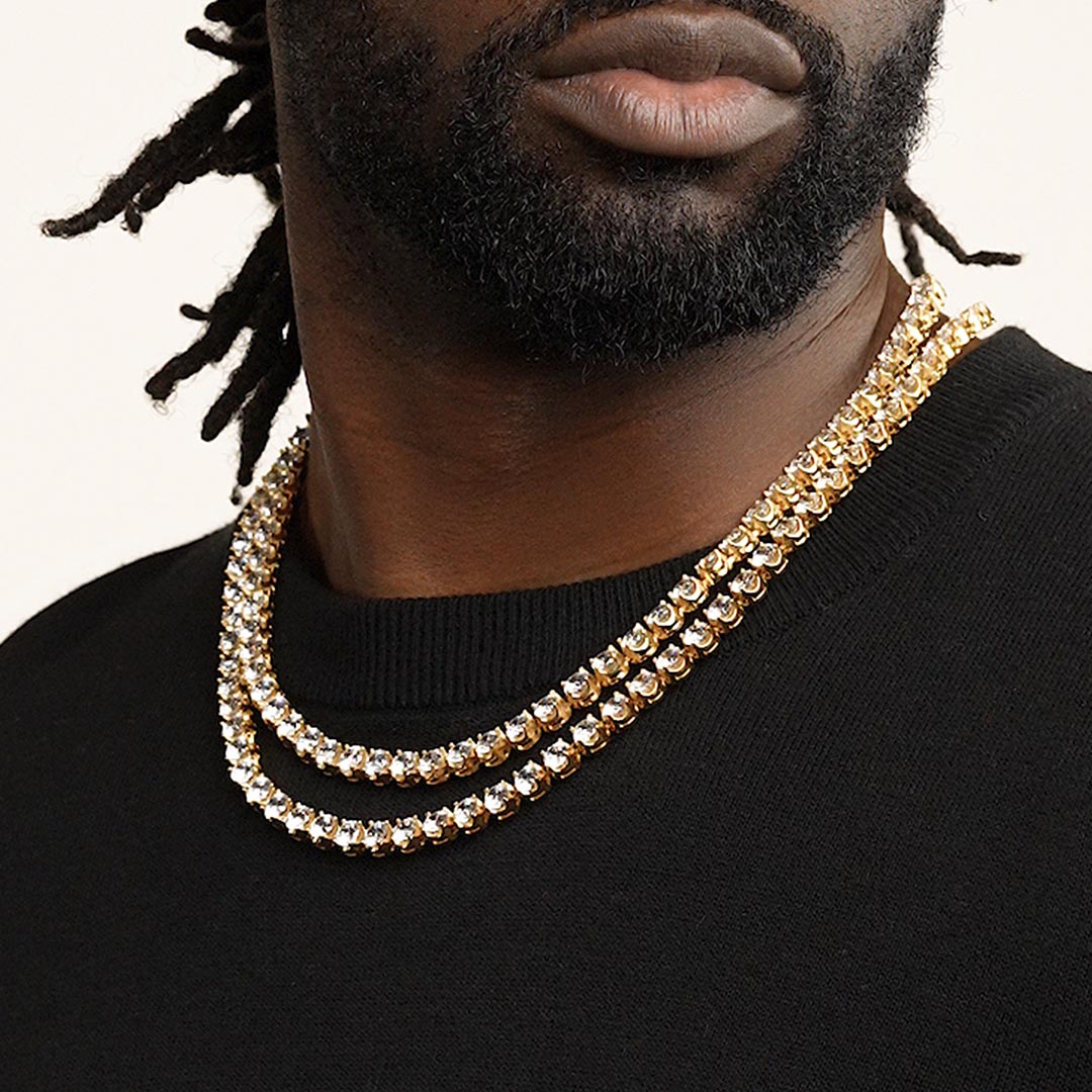 Gold Diamond Buttercup Tennis Chain 6mm The Gold Gods