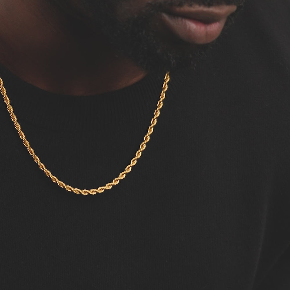 Rope Gold Chain 4mm Gold Gods¨ Video 1