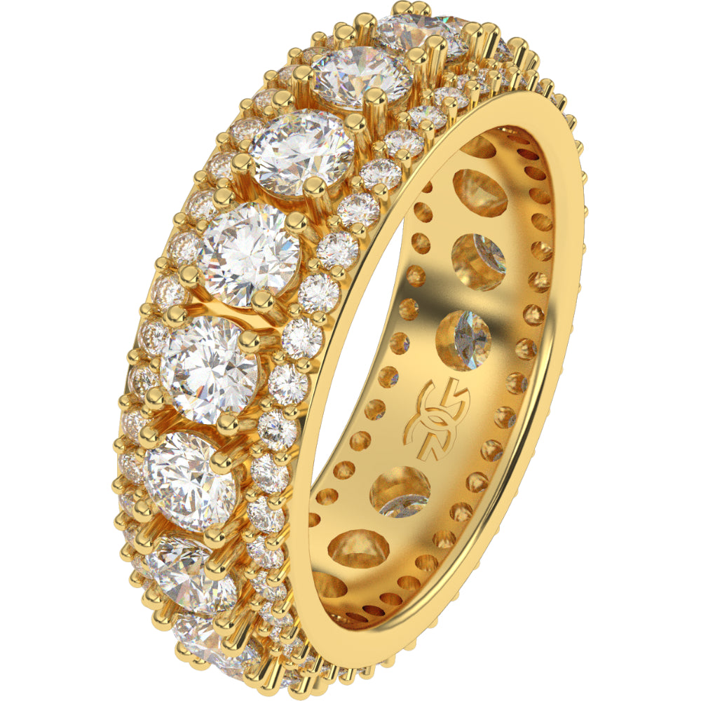 Diamond King Eternity Ring The Gold Gods - Main Image