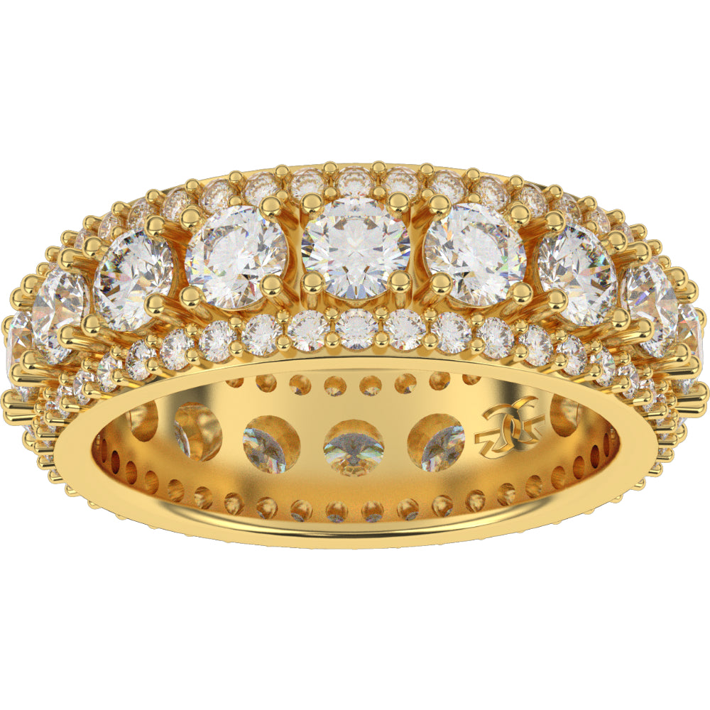 Diamond King's Eternity Ring The Gold Gods top men's jewelry